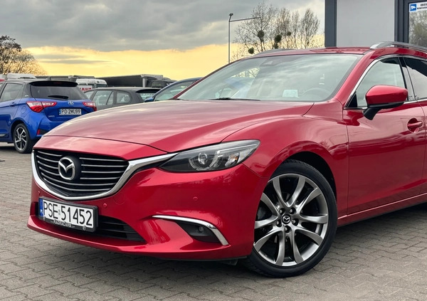 Mazda 6 cena 75900 przebieg: 98070, rok produkcji 2016 z Piechowice małe 436
